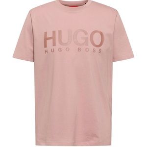 HUGO BOSS Light Pink/Coral Cotton T- Shirt
